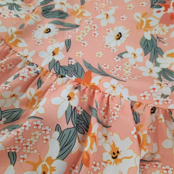 Floral ruffle boho button down maxi dress - Picture 11 of 11